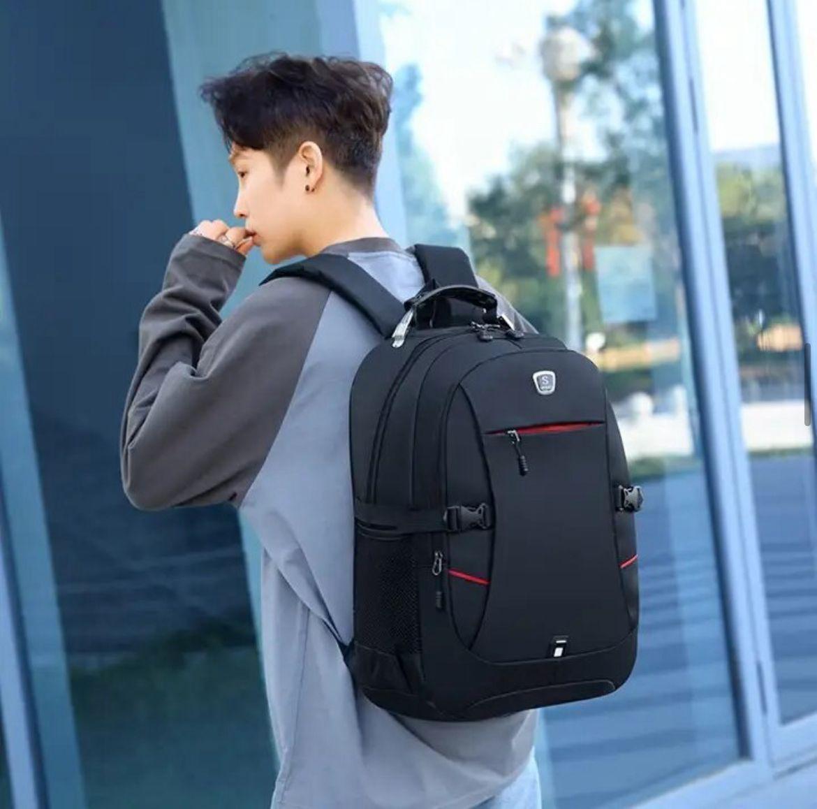 Mochila Notebook ligera Impermeable Escolar Universitaria Multifuncional-2