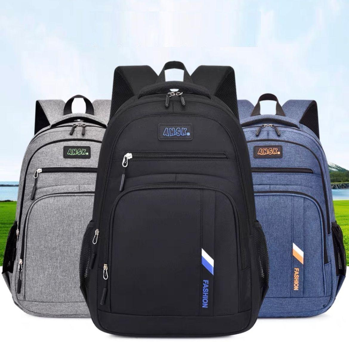 Mochila Impermeable Gran Capacidad Multifuncional Universitaria-1