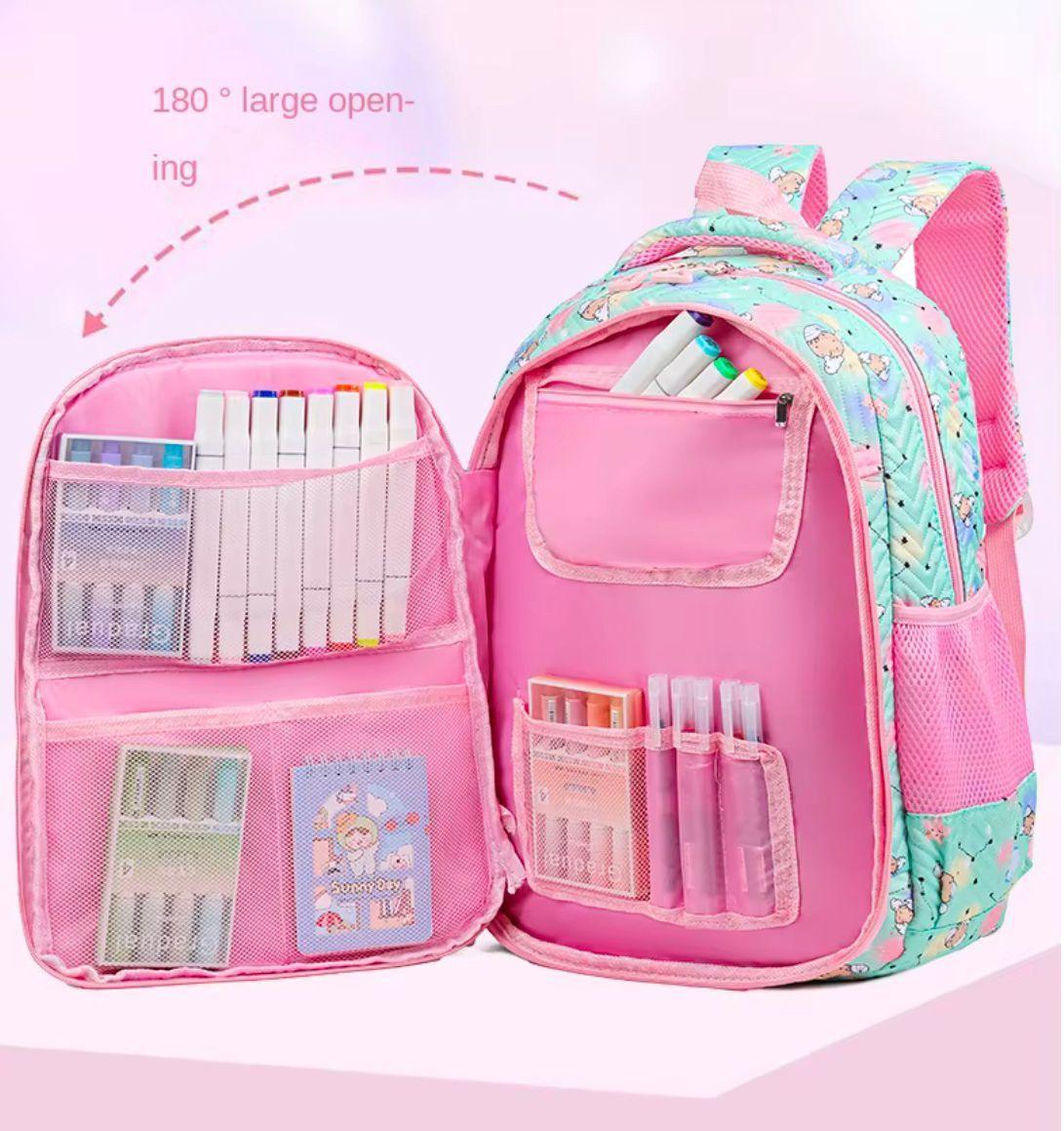 Mochila Escolar para Niña Estilo Kawaii Gran Capacidad Juvenil-2