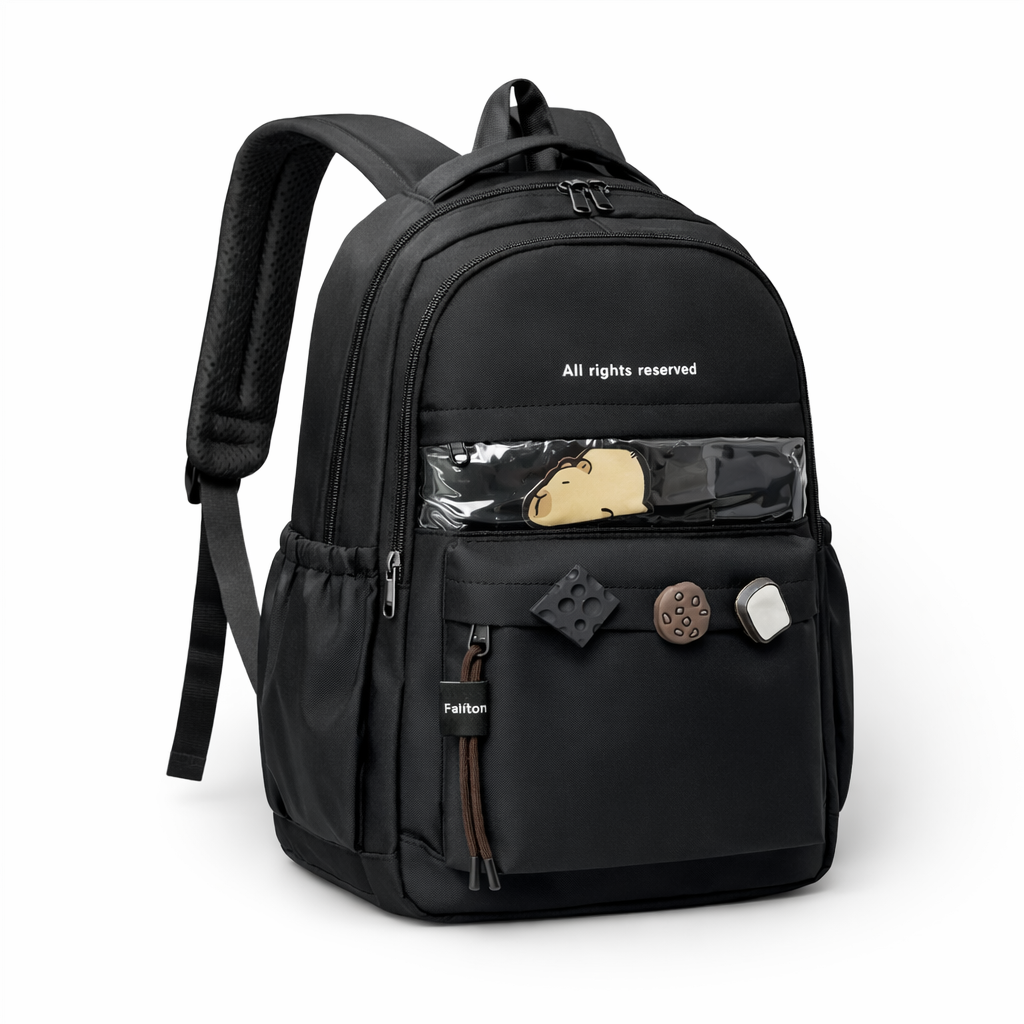 Mochila escolar Infantil Capibara 2026 para ni a y ni o capacidad 25L-2