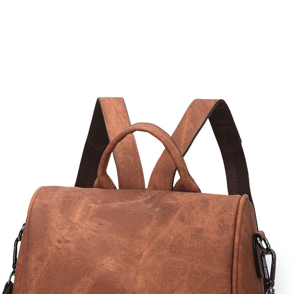 Mochila Movac Antirrobo Chic para Mujer de Cuero PU Multiuso-5