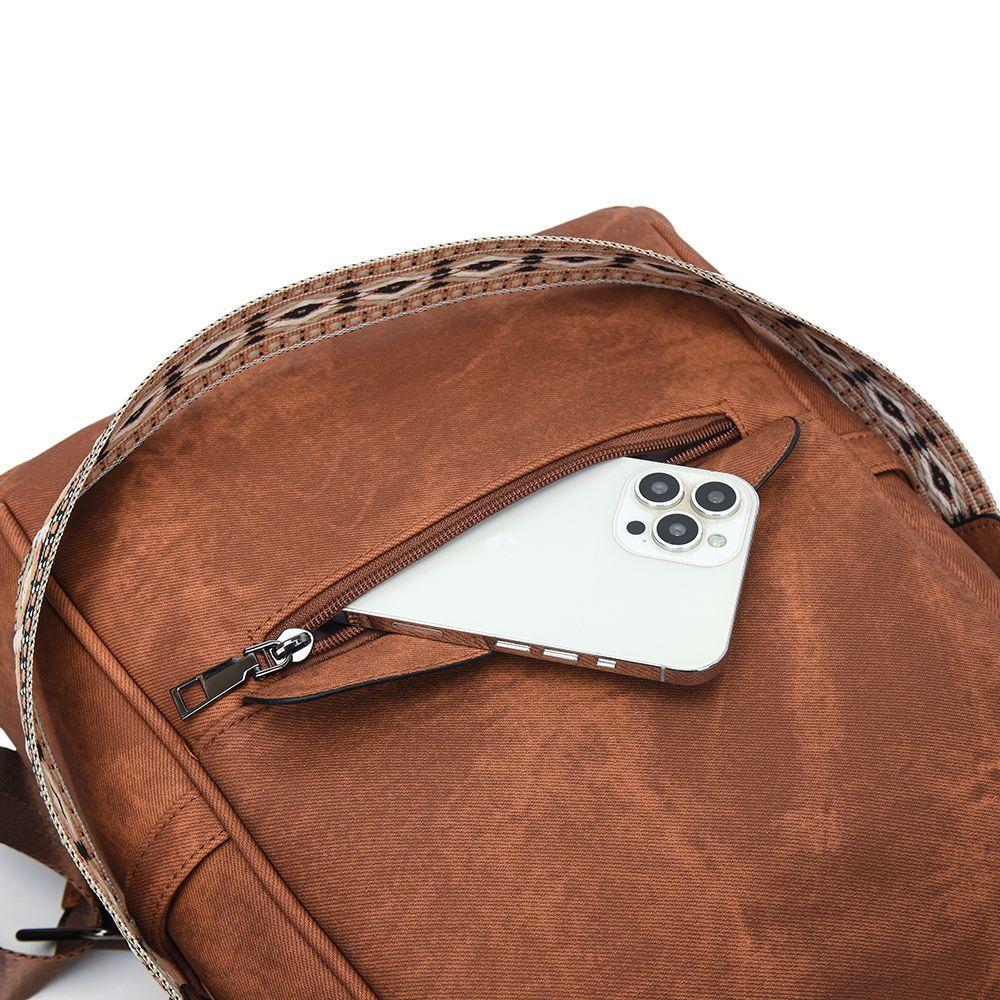 Mochila Movac Antirrobo Chic para Mujer de Cuero PU Multiuso-6