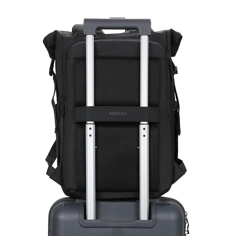 Mochila MOVAC Explorer Tipo Sobre expandible 20L a 30L Notebook 16 Antirrobo Viaje Impermeable-8