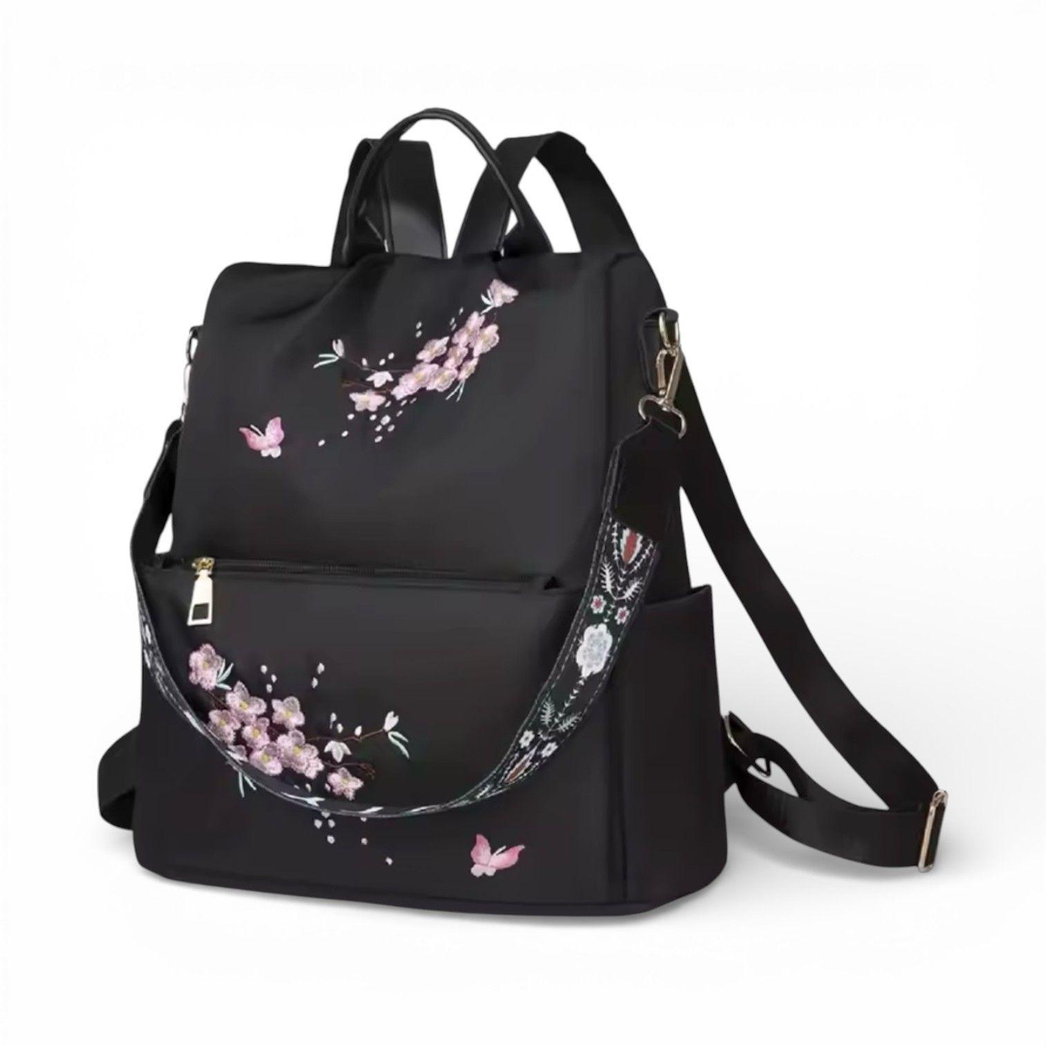 Mochila Antirrobo Mujer Oxford Impermeable Multifuncional con Correa Desmontable-2