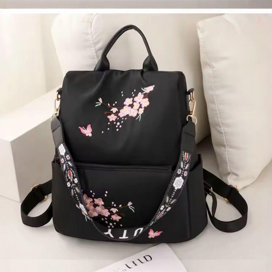 Mochila Antirrobo Mujer Oxford Impermeable Multifuncional con Correa Desmontable-5