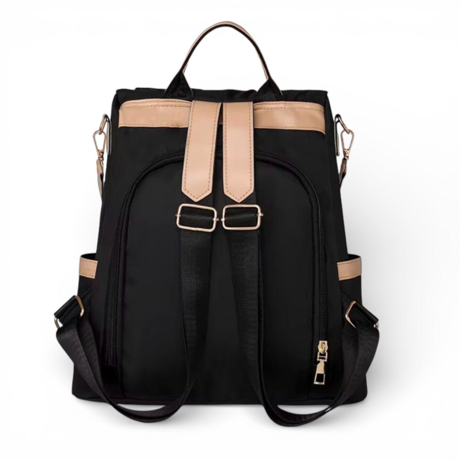 Mochila Antirrobo Mujer Oxford Impermeable con Bolsillo Trasero de Seguridad-3