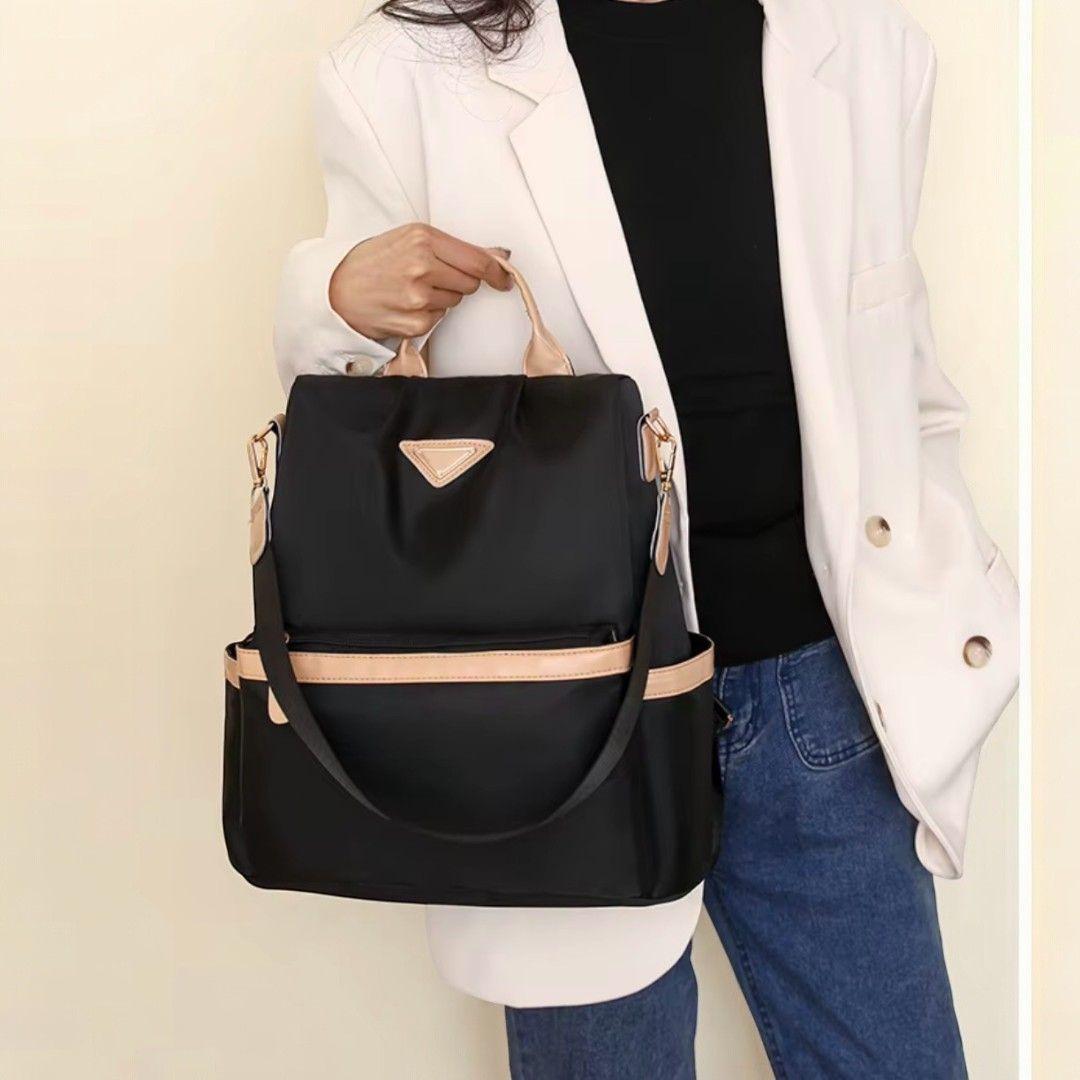 Mochila Antirrobo Mujer Oxford Impermeable con Bolsillo Trasero de Seguridad-6