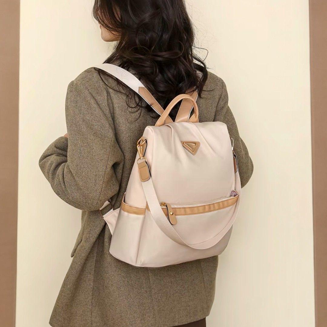 Mochila Antirrobo Mujer Oxford Impermeable con Bolsillo Trasero de Seguridad-1