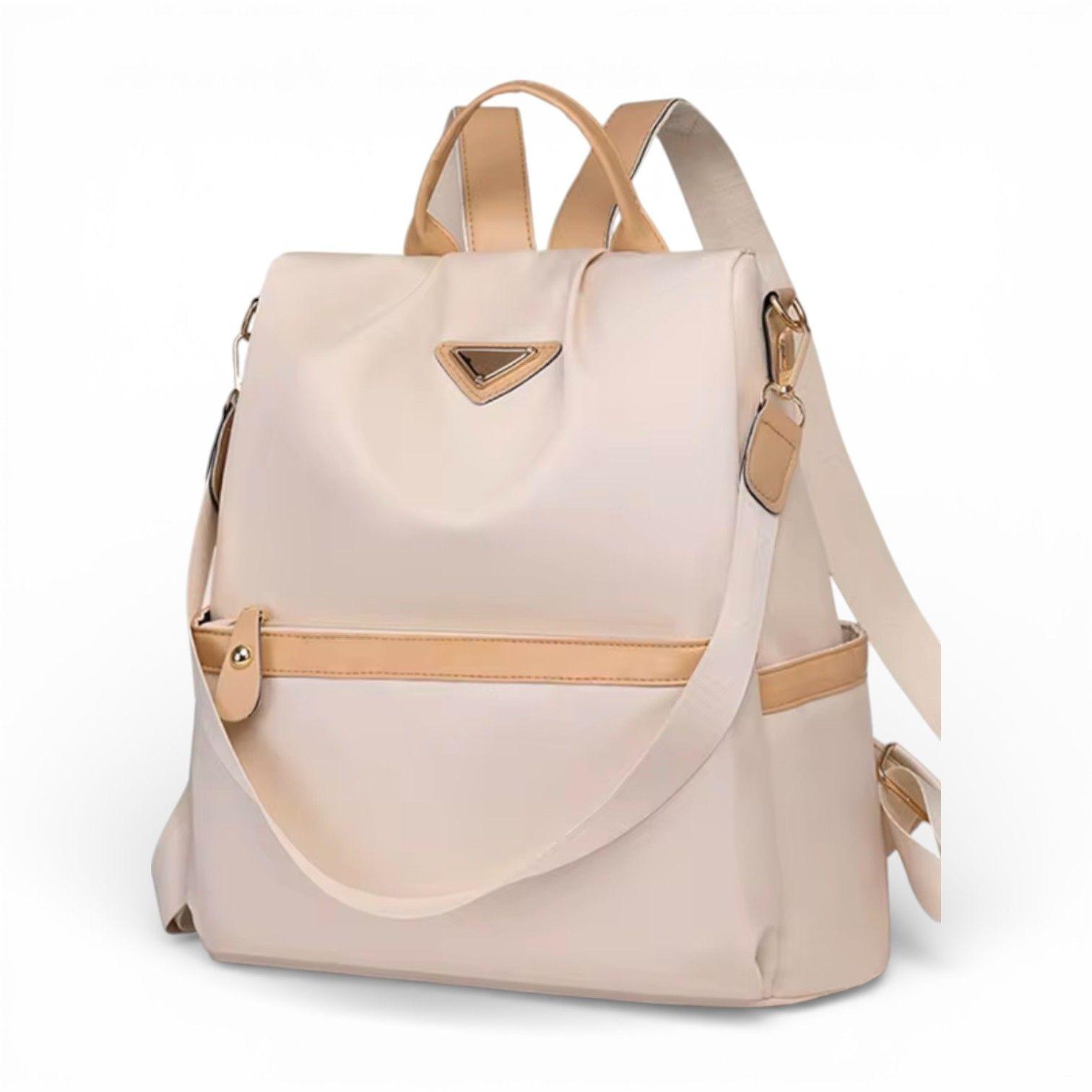 Mochila Antirrobo Mujer Oxford Impermeable con Bolsillo Trasero de Seguridad-2
