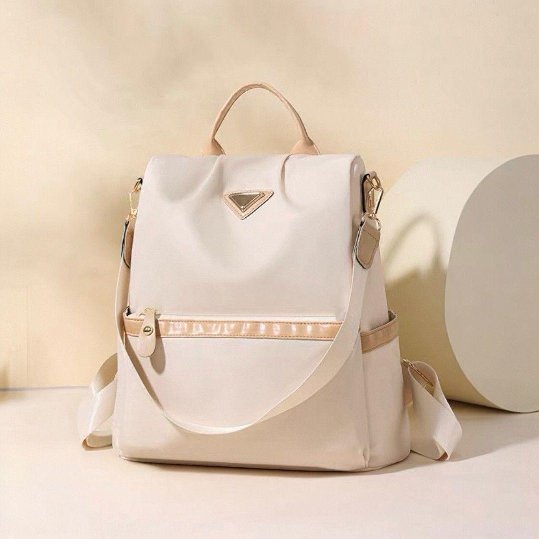 Mochila Antirrobo Mujer Oxford Impermeable con Bolsillo Trasero de Seguridad-4