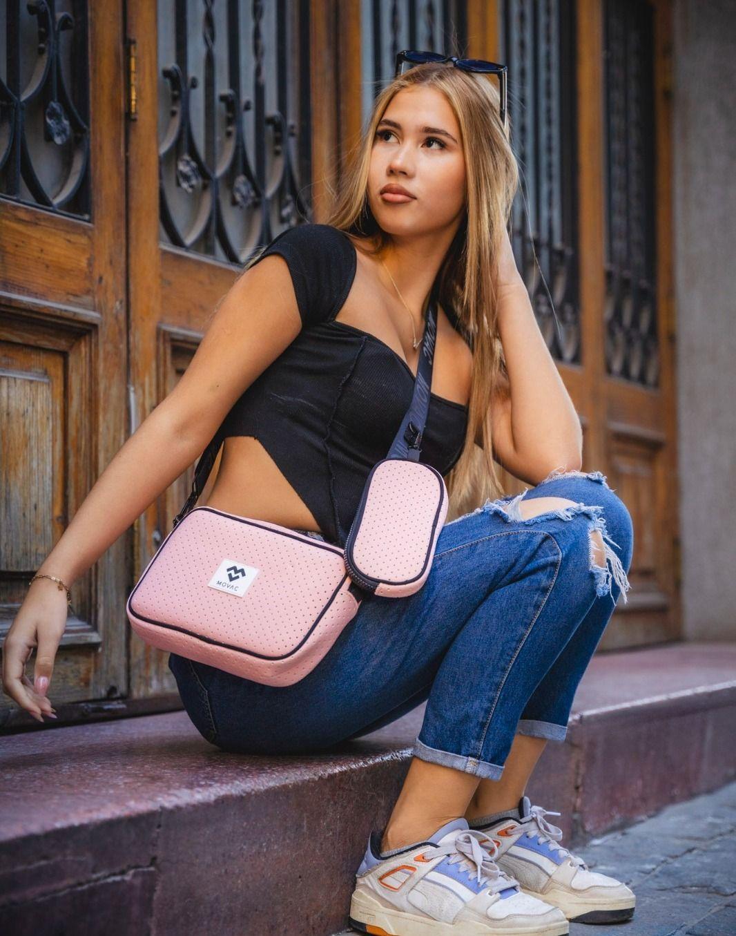 Bandolera Cartera Movac Summer Neopreno de Mujer a la Moda Porta Celular-3