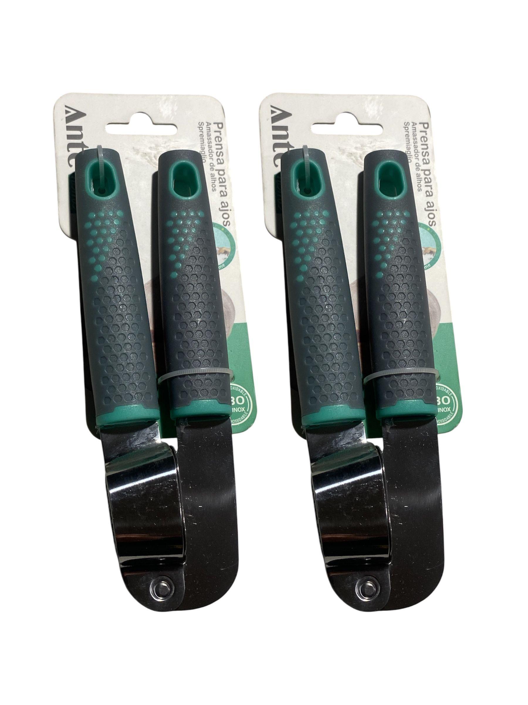 Prensa Moledor Picador Machacador Ajos Acero Inoxidable N430 Pack2-0