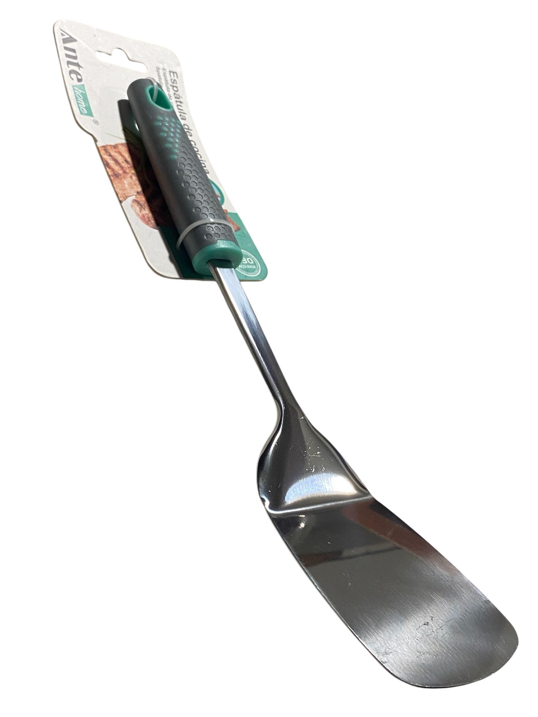 Espátula De Cocina De Acero Inoxidable 430 Mango Ergonomico Pack2-2