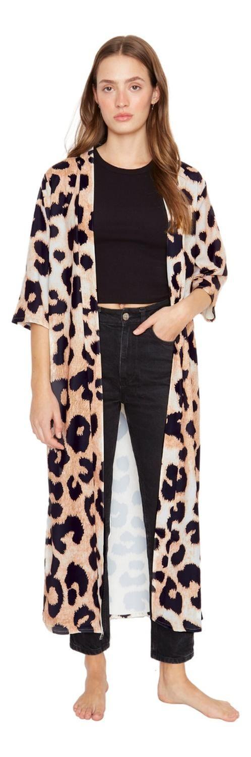 Kimono Kurt Iii Animal Print Jacinta Tienda-1