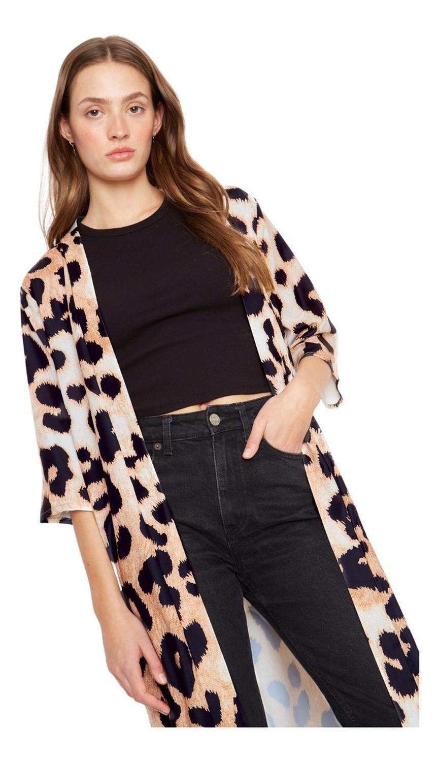 Kimono Kurt Iii Animal Print Jacinta Tienda-3