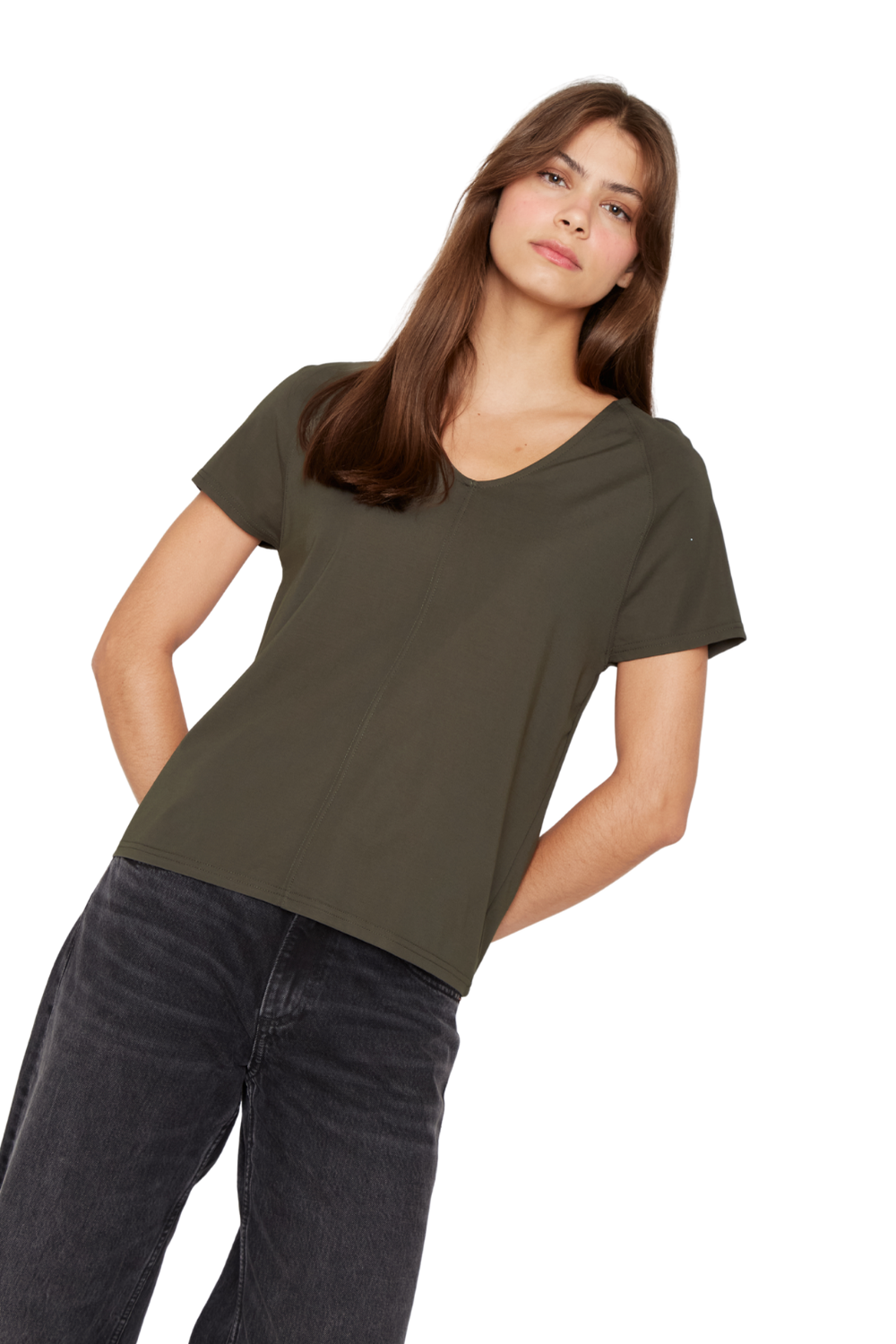 Polera Elena verde Jacinta Tienda-3