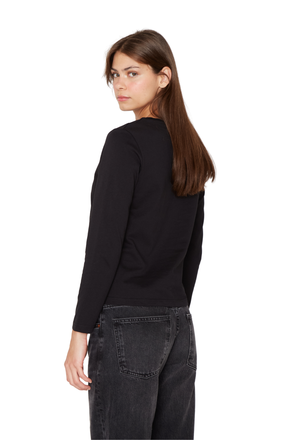 Polera Jacinta manga larga negra Jacinta Tienda-4