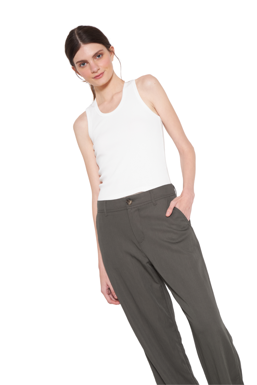 Pantalón Ema verde Jacinta Tienda-4