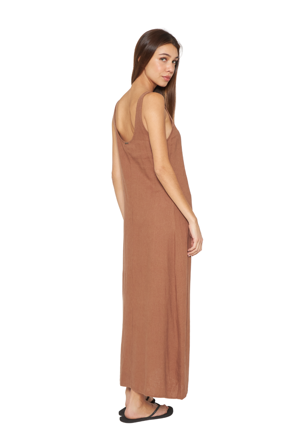Vestido Mila café Jacinta Tienda-3