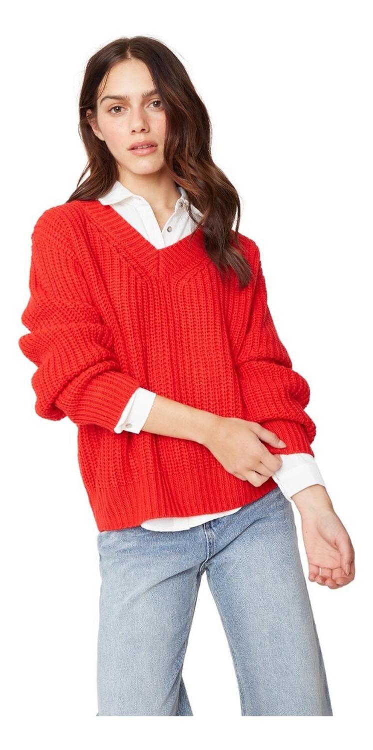 Chaleco Lupe Rojo Jacinta Tienda-0