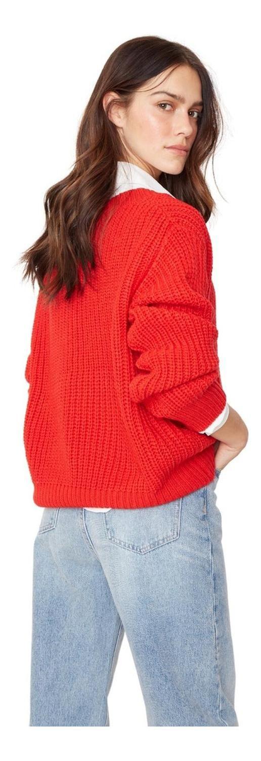 Chaleco Lupe Rojo Jacinta Tienda-3