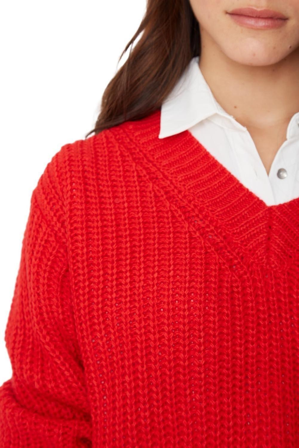 Chaleco Lupe Rojo Jacinta Tienda-4