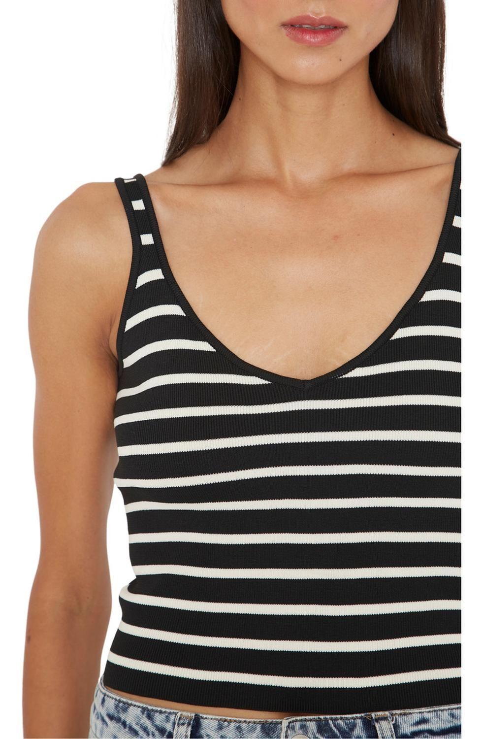 Top Celine negro Y blanco Jacinta Tienda-5