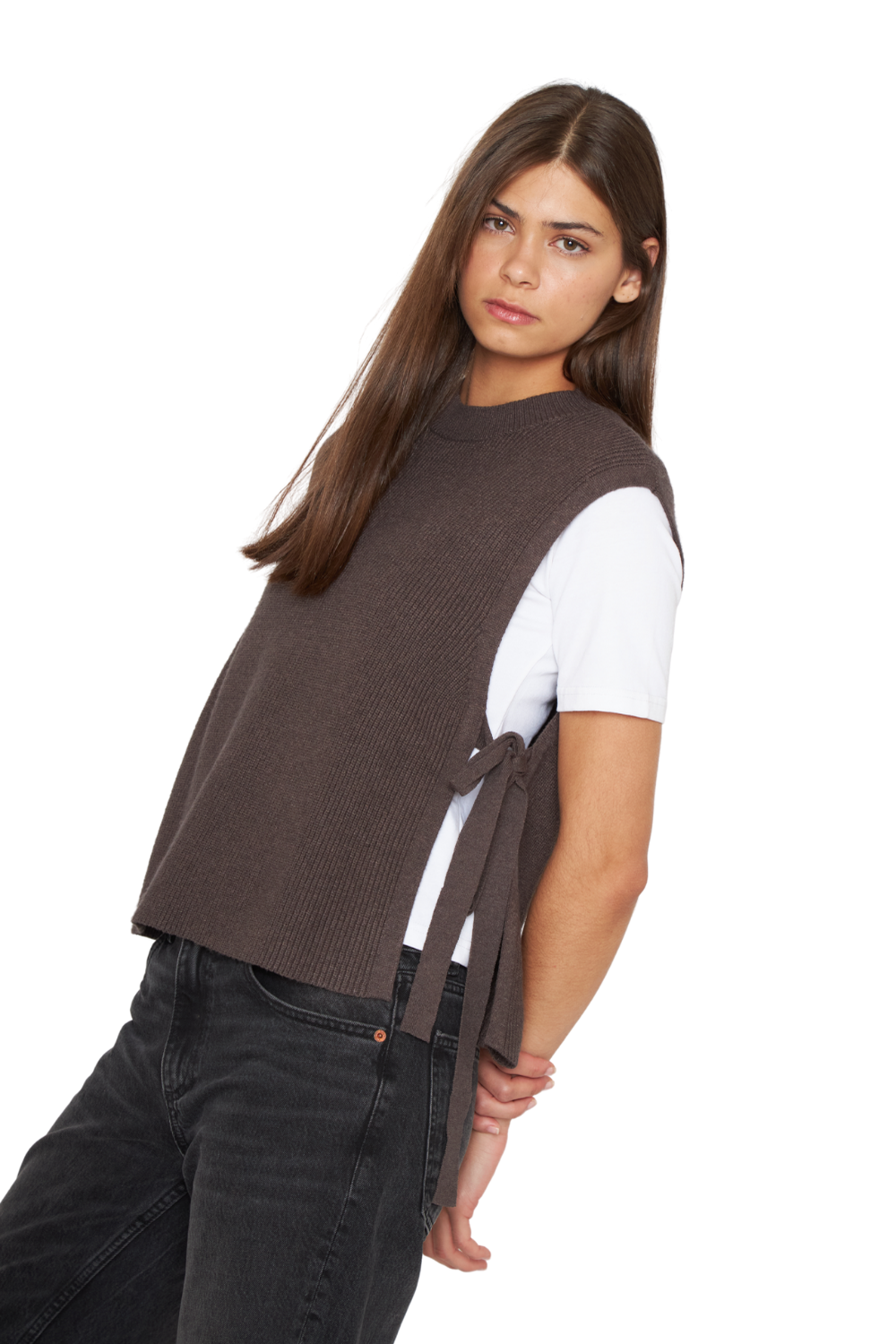 Chaleco Amarras chocolate Jacinta Tienda-4