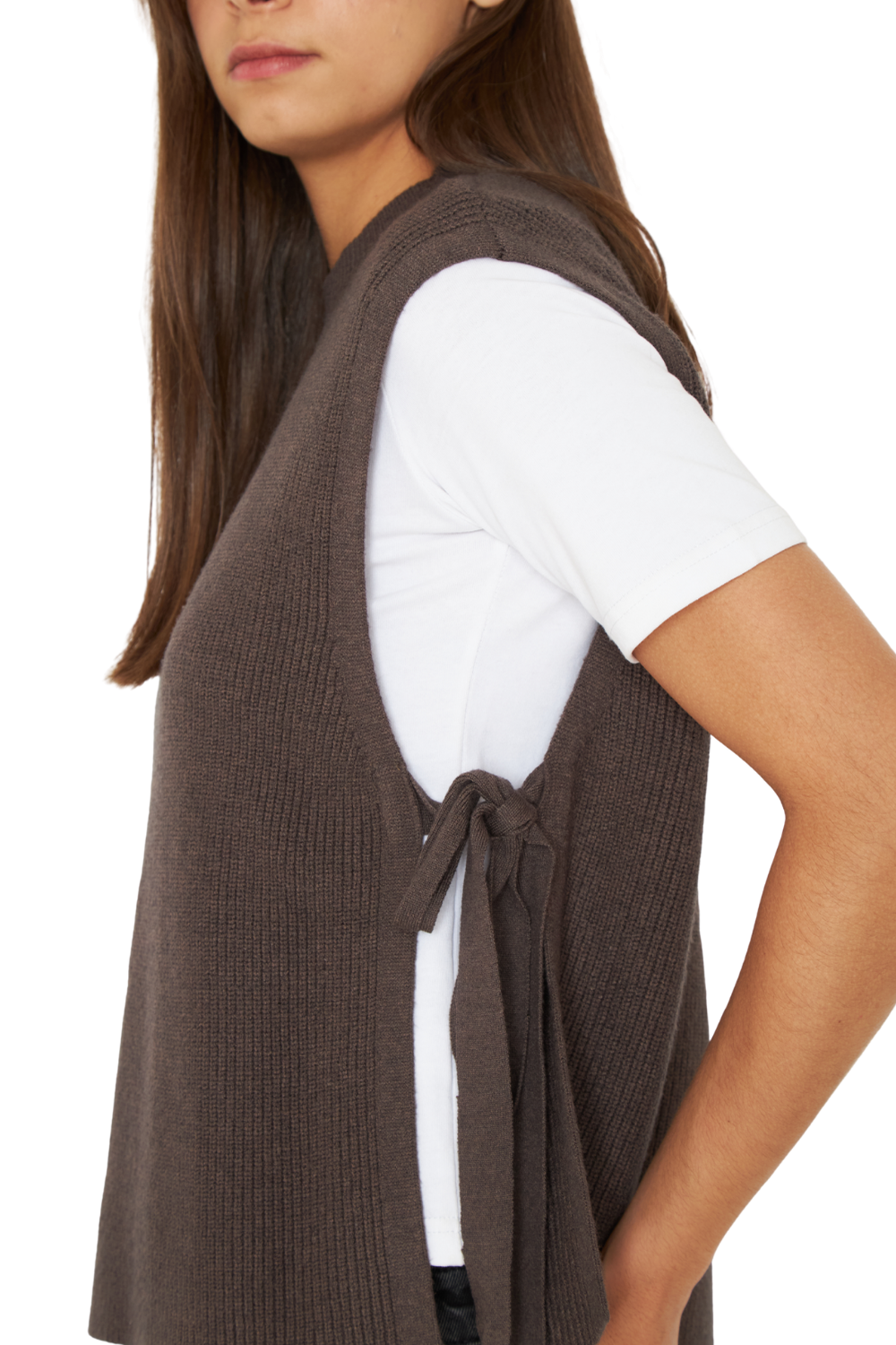 Chaleco Amarras chocolate Jacinta Tienda-5