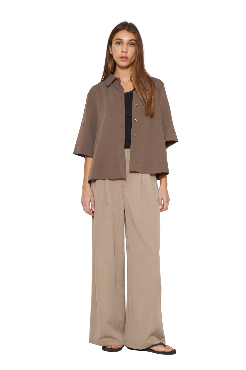 Blusa Lena café Jacinta Tienda-3