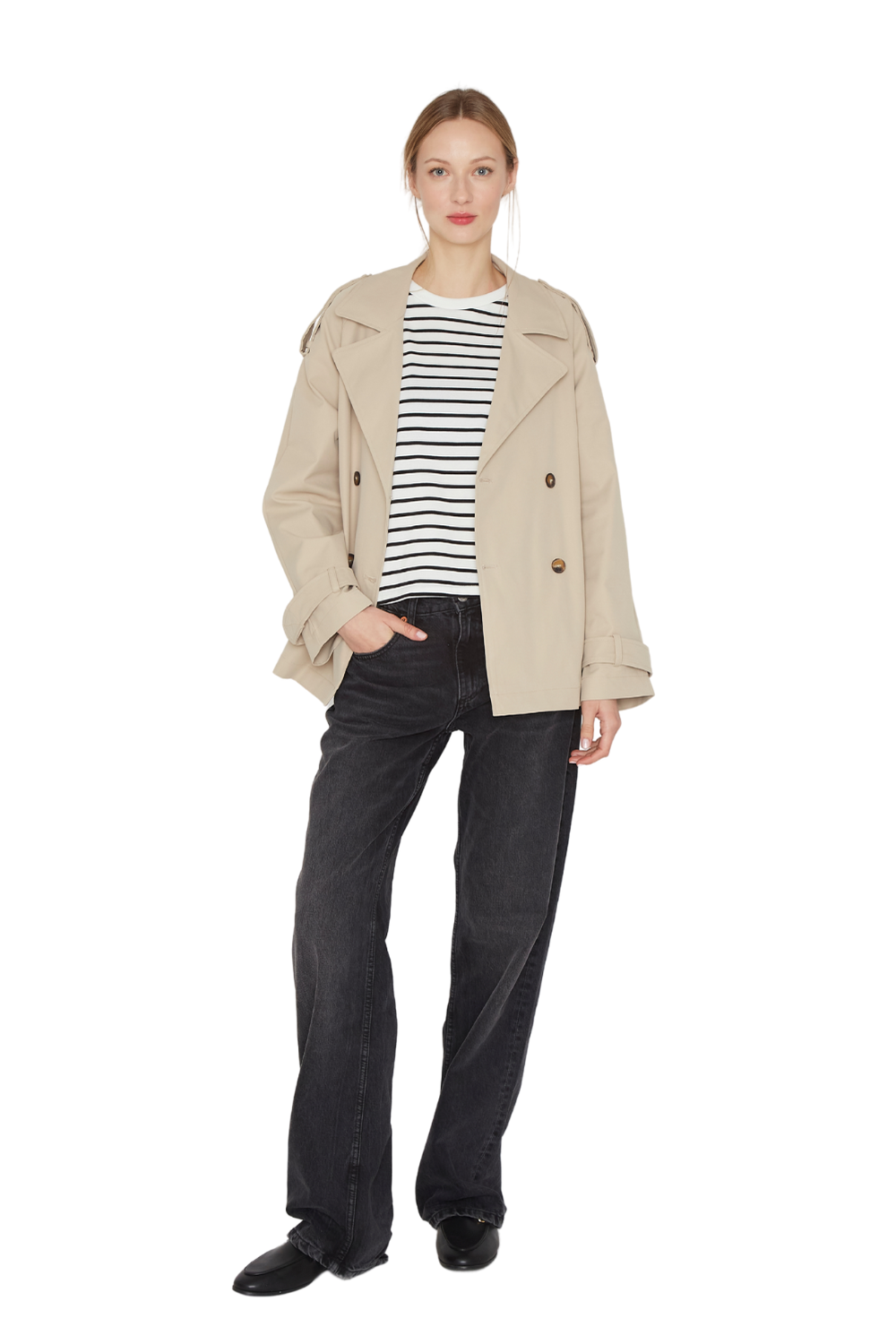 Trench Coat Stone crudo Jacinta Tienda-2
