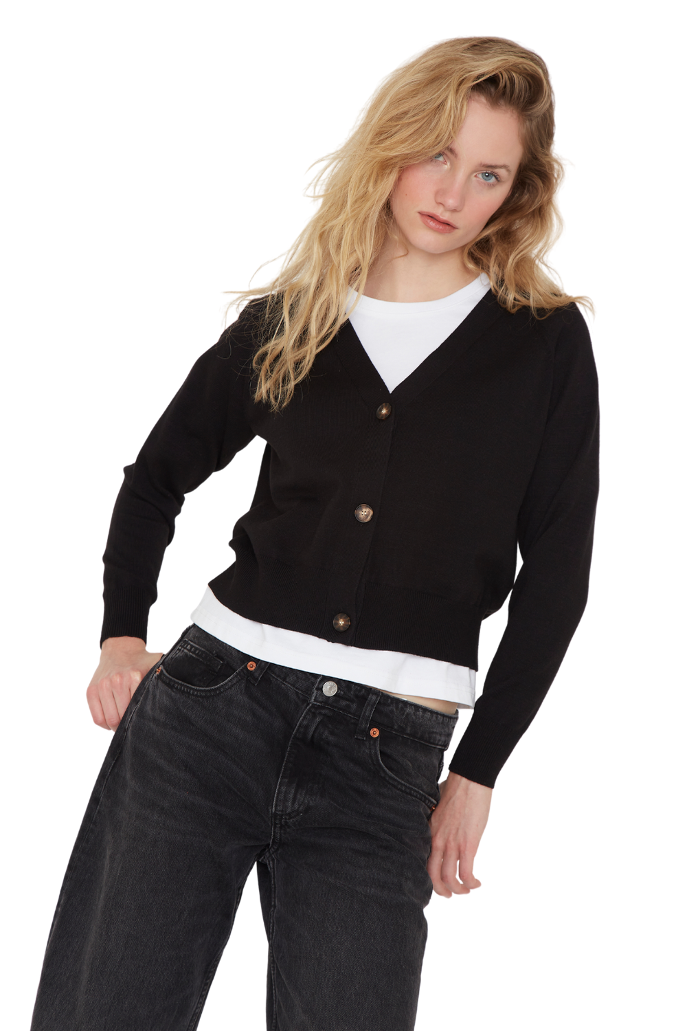 Chaleco Pipa negro Jacinta Tienda-2