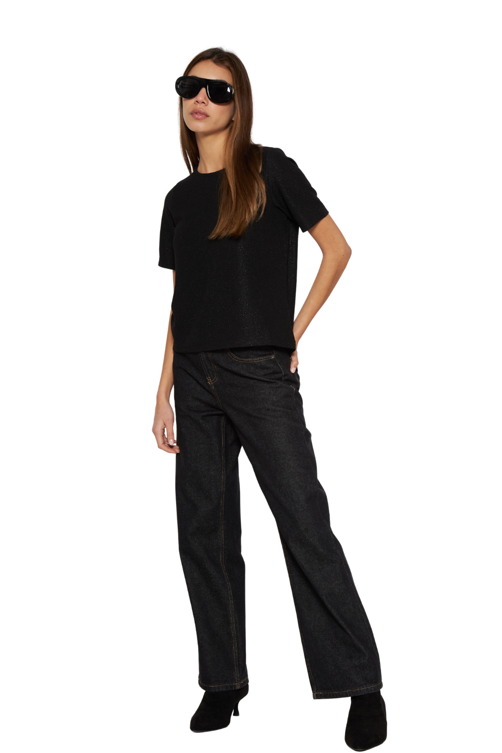 Polera Tesa negra Jacinta Tienda-2