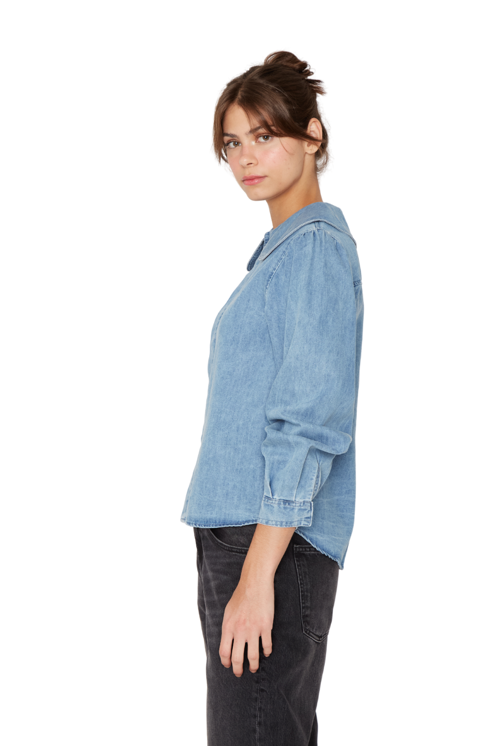 Blusa Ema azul Jacinta Tienda-2