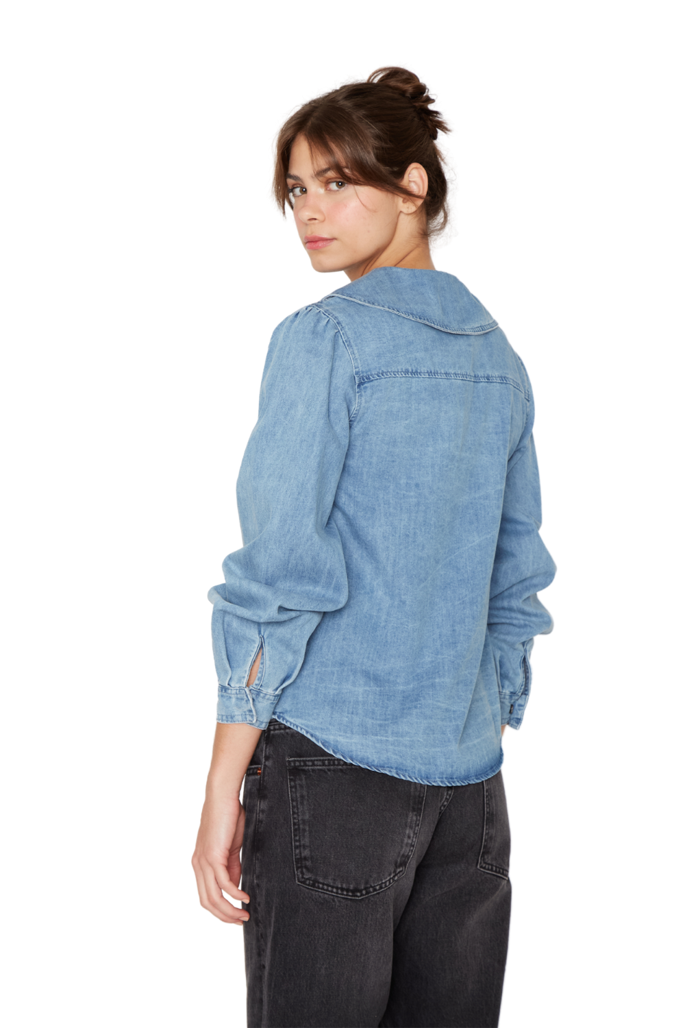 Blusa Ema azul Jacinta Tienda-3