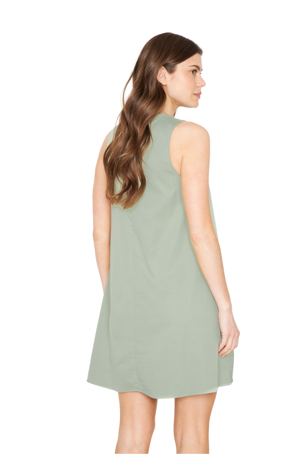 Vestido Elena Corto verde Jacinta Tienda-2