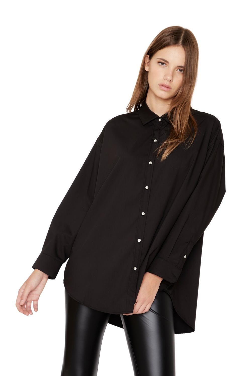 Camisa Taylor negra Jacinta Tienda-0