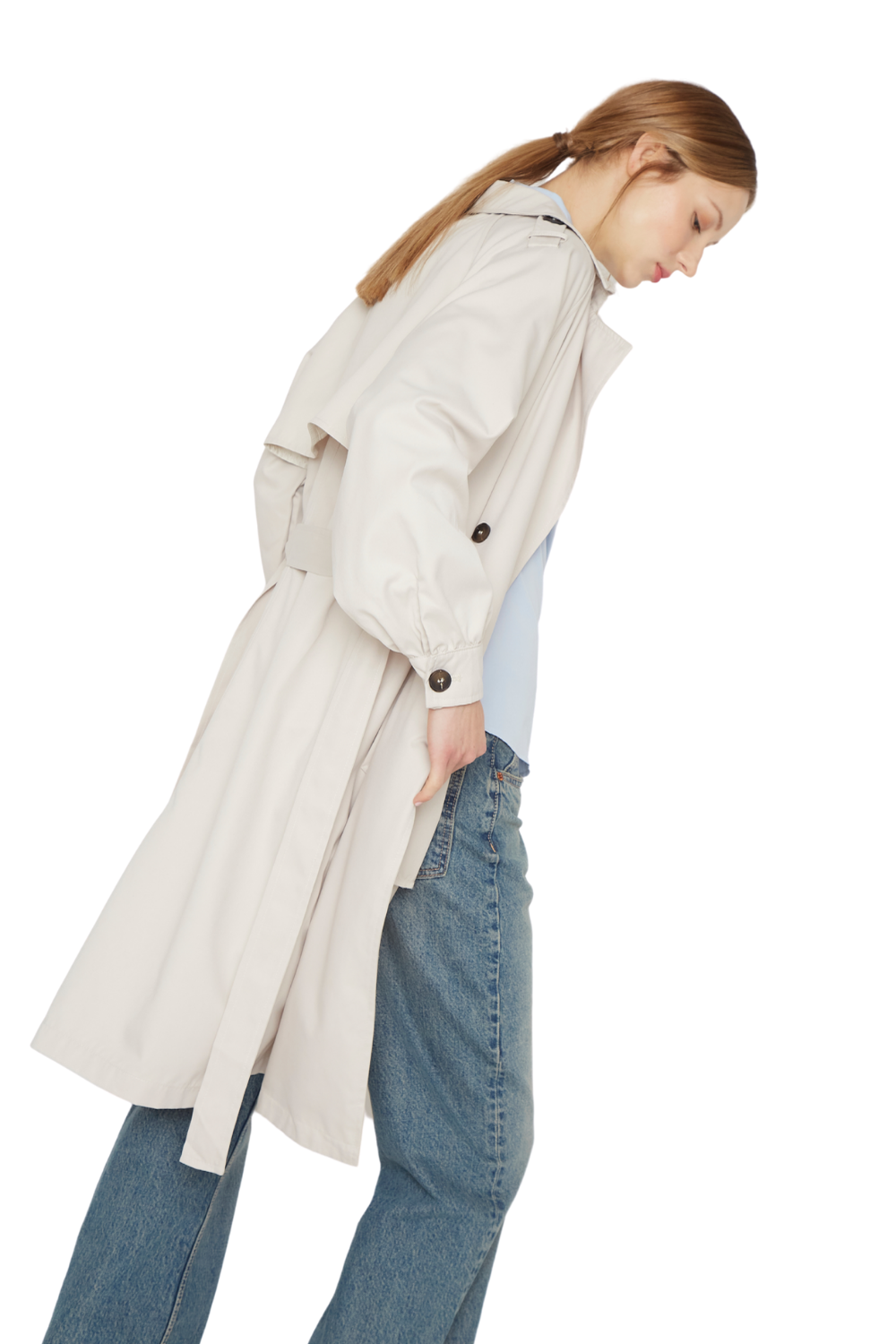 Trench Coat Porter crudo Jacinta Tienda-5
