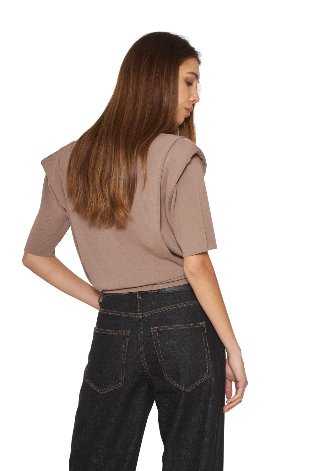 Polera Mila café Jacinta Tienda-4