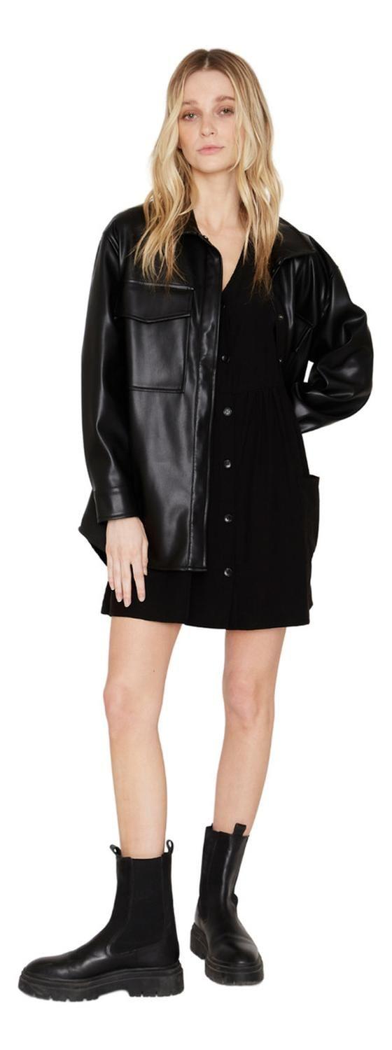 Vestido Franca Negro Jacinta Tienda-5