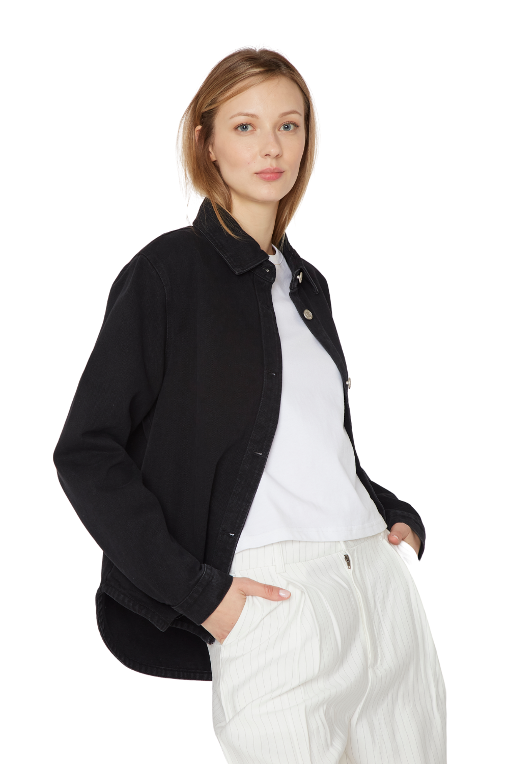 Camisa Porter negra Jacinta Tienda-2