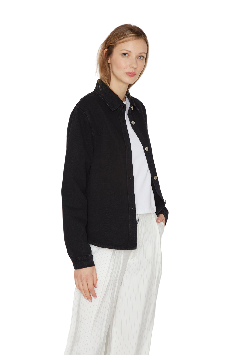 Camisa Porter negra Jacinta Tienda-3