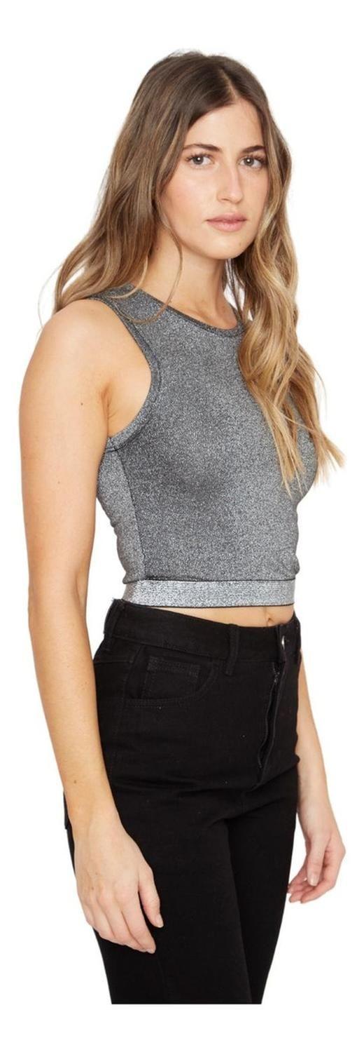 Polera Fer Glitter Negra Jacinta Tienda-2