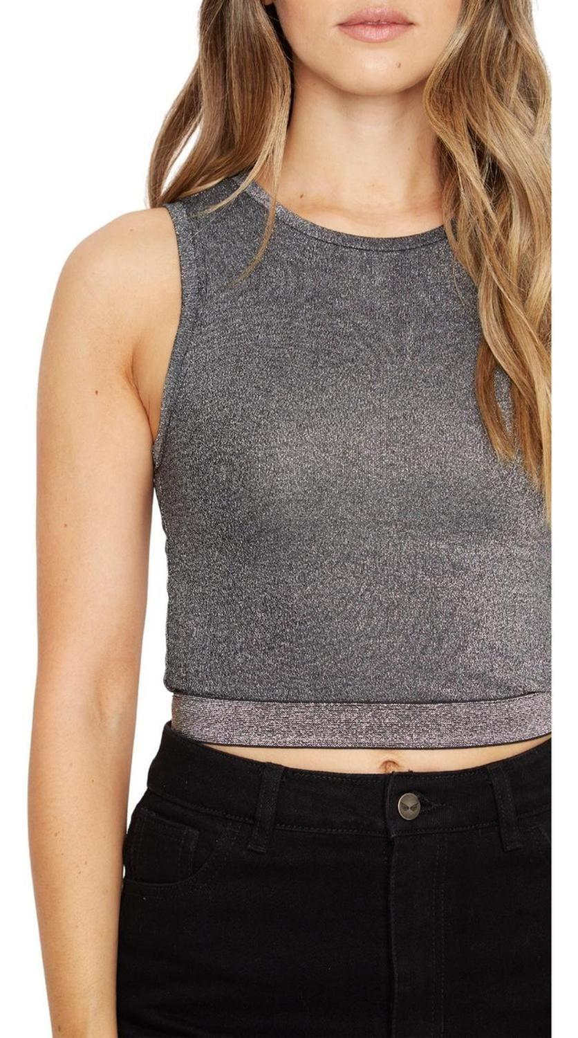 Polera Fer Glitter Negra Jacinta Tienda-5