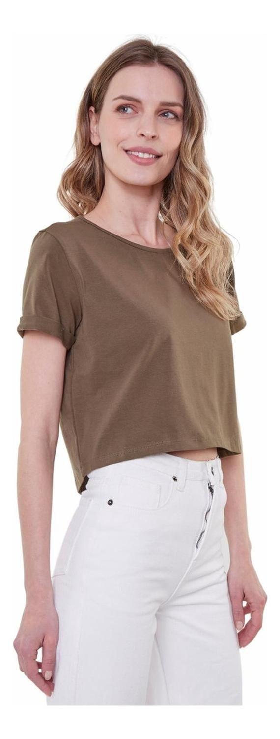 Polera Gracia Manga Corta Ii Verde-2