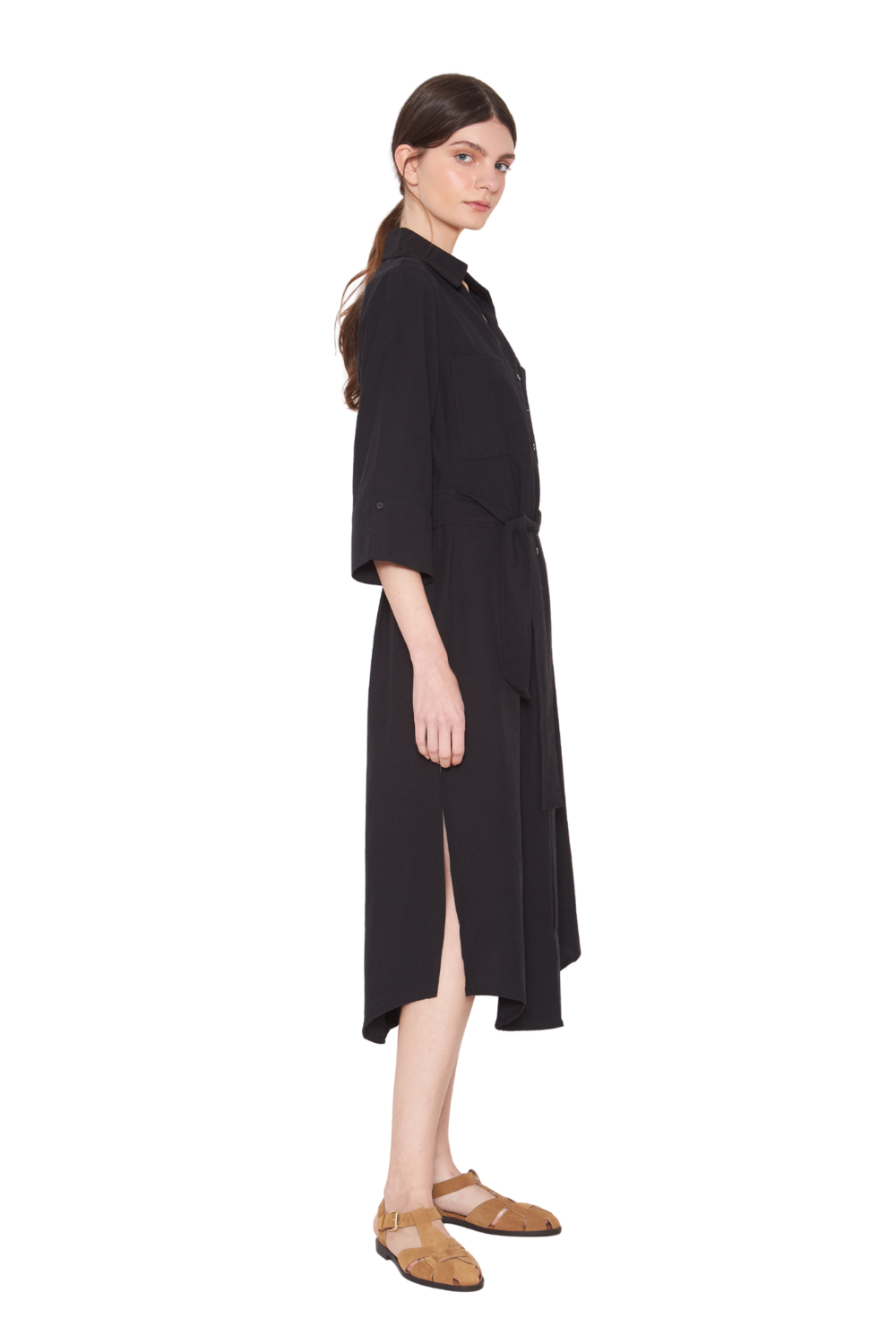 Vestido Amalia negro Jacinta Tienda-0