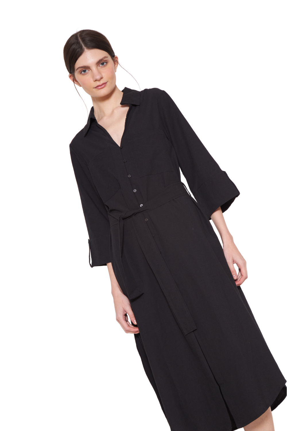 Vestido Amalia negro Jacinta Tienda-2