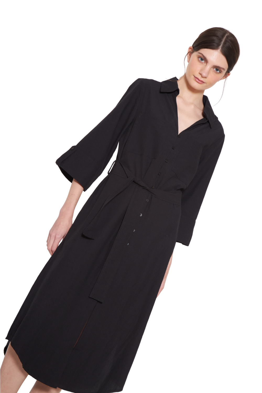 Vestido Amalia negro Jacinta Tienda-3