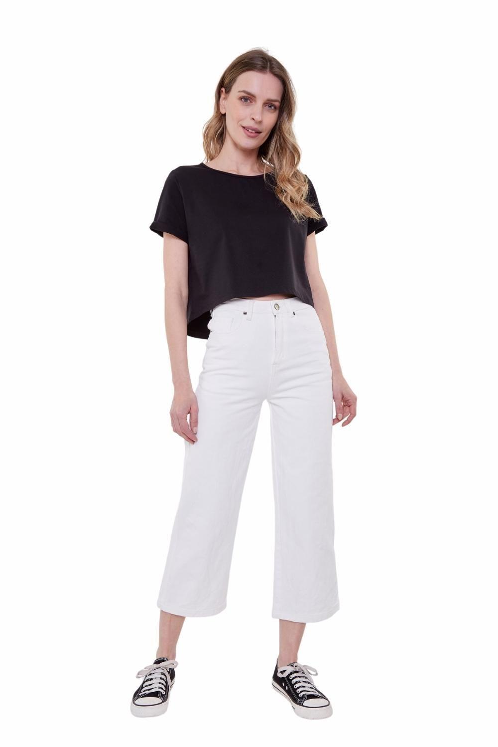 Polera Gracia manga corta II negra-4