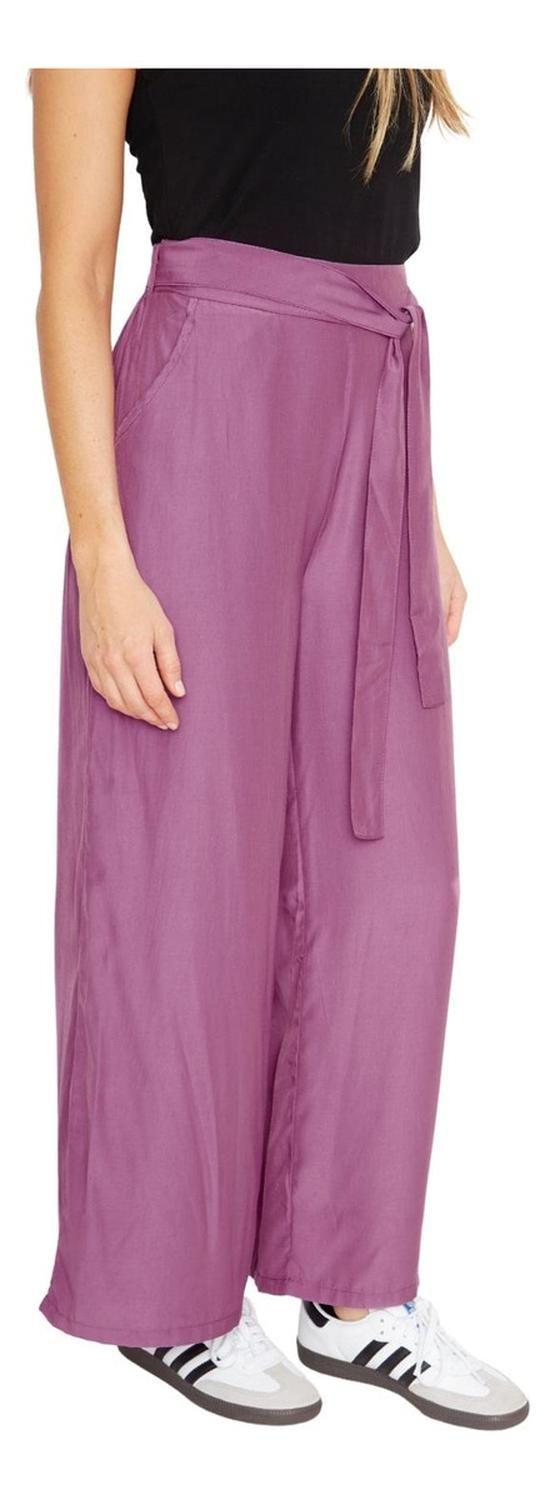 Pantalón Greta Largo Iii Uva Jacinta Tienda-2